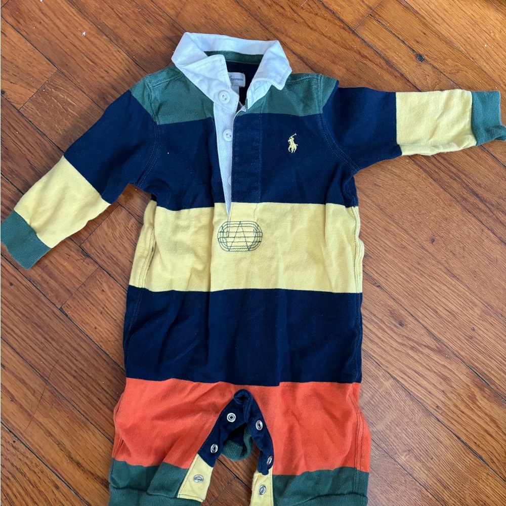 Ralph Lauren Multicolor Striped Kids Bodysuit